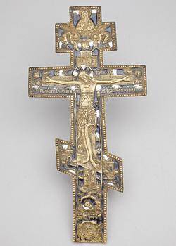 KRUCIFIX / IKON, sannolikt Ryssland och 1900-tal.