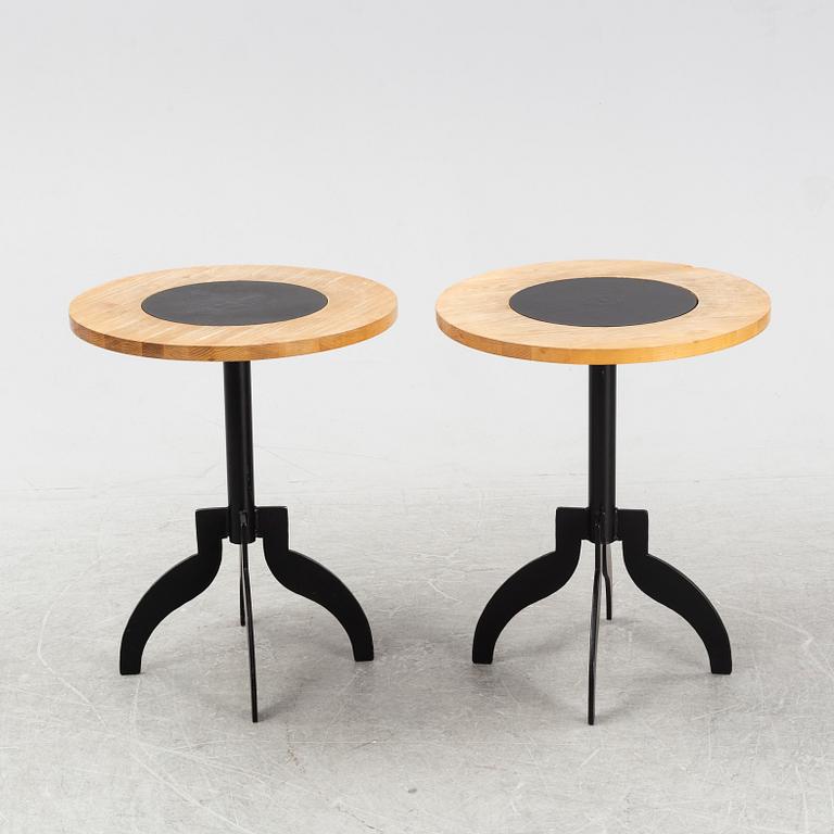Jonas Bohlin, a pair of 'Tryptyk' Tables from Källemo, 1989.