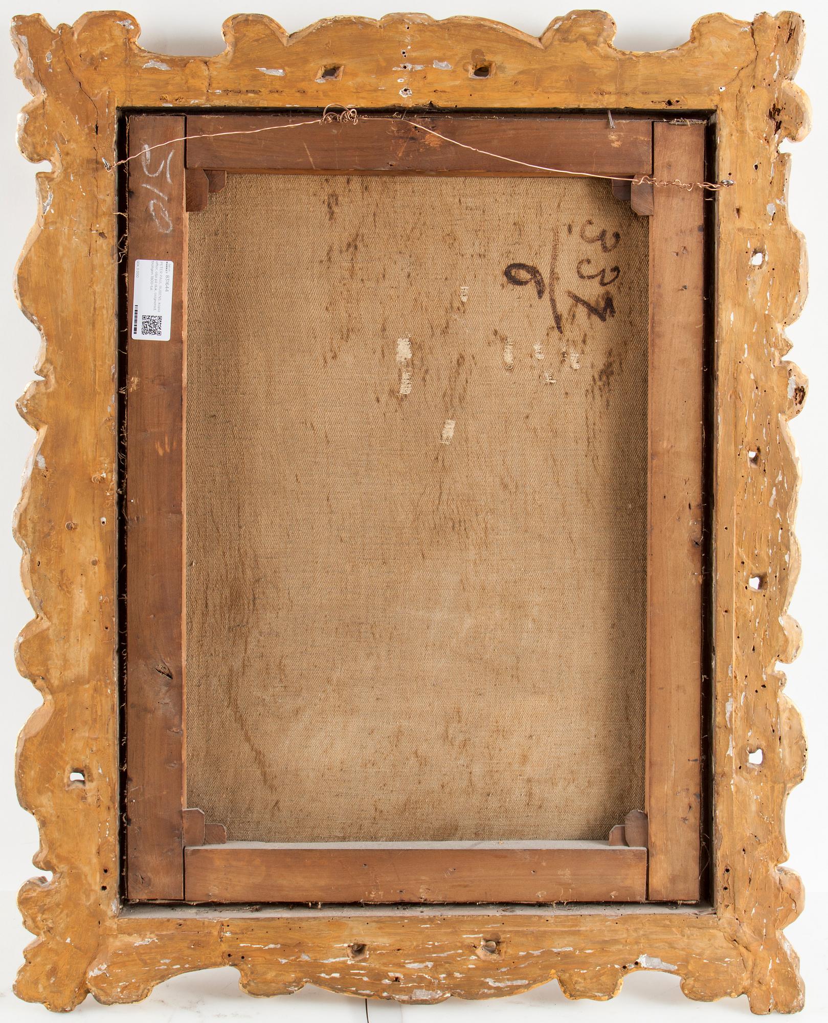 PETER PAUL RUBENS, copy, oilon canvas, unsigned, probably 19th century.