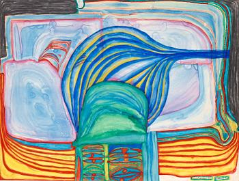 362. Friedensreich Hundertwasser, "Bain pour les yeux" ("Das Augenbad").