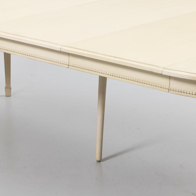 Dining set, 7 pieces, Gustavian style, 20th century.
