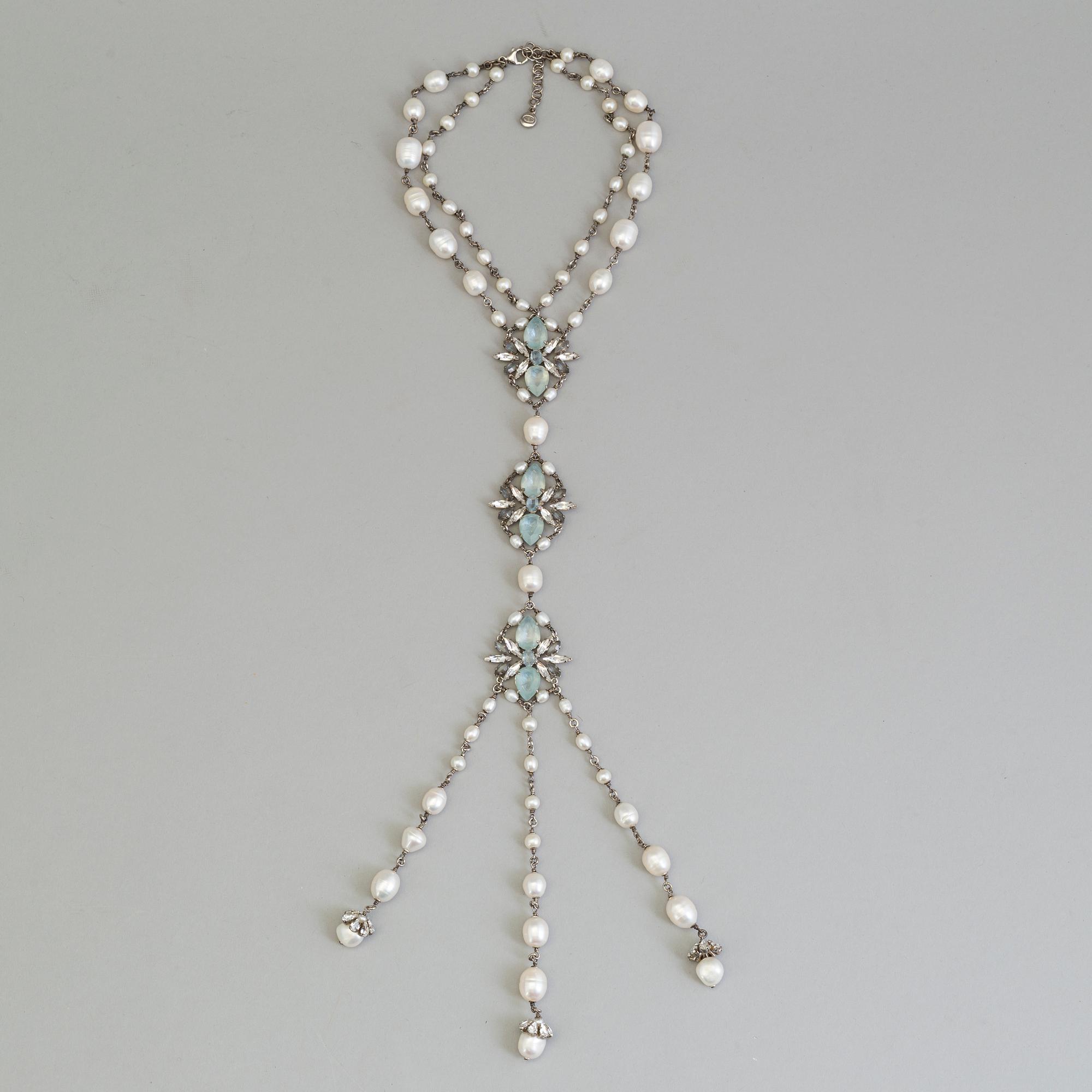 A necklace by Chanel from The Marie Antoinette Coollection 2013, runway piece.