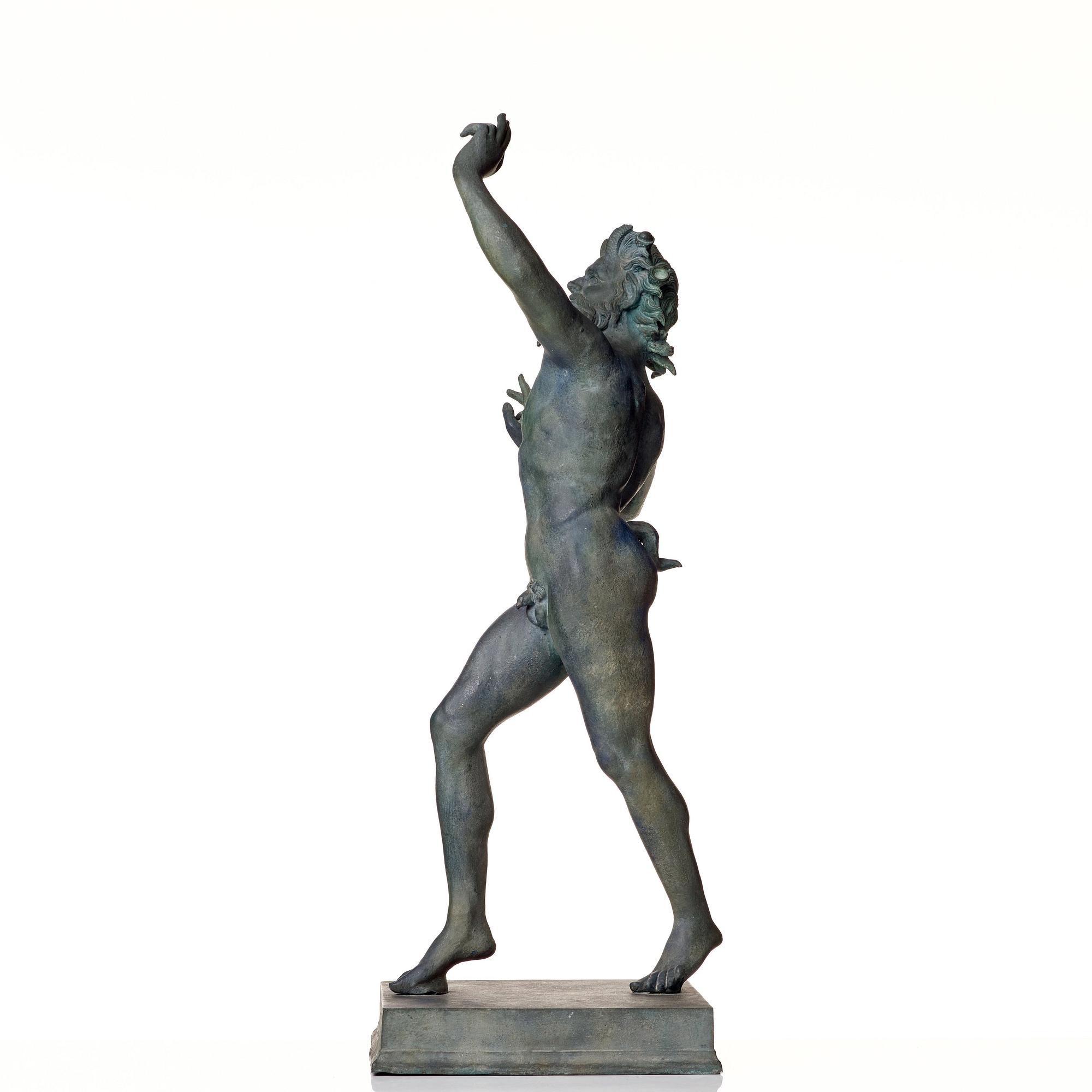 "The Dancing Faun of Pompeii".