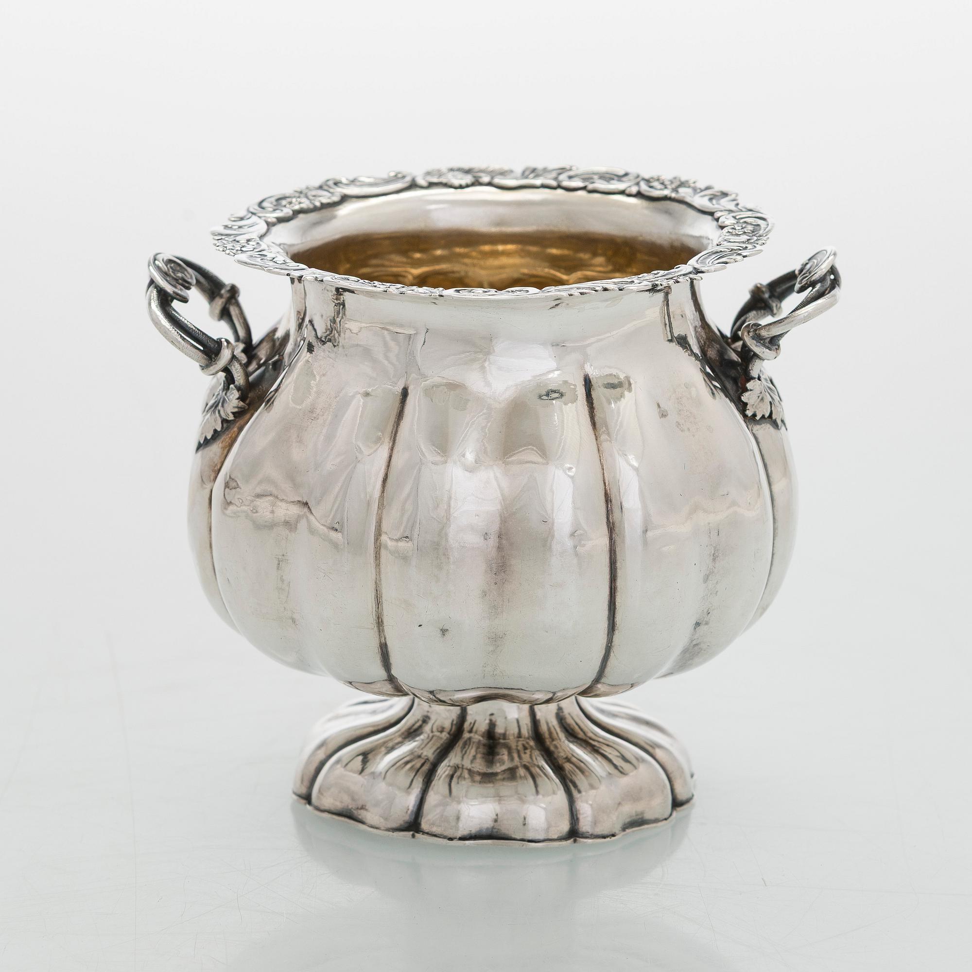 Jonas Lampén, sokerikko, hopeaa, Viipuri, 1863.