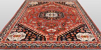 A Shirazi carpet, 299 x 200 cm.