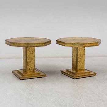 A pair of coffee tables, late 20th century.