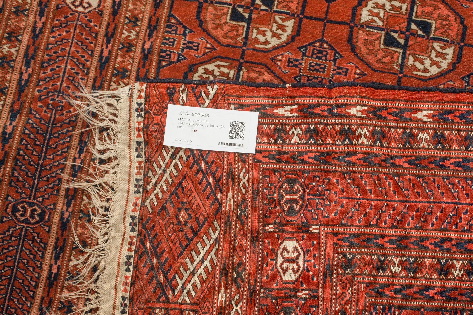 MATTA, semiantik, Tekke-Bochara, ca 180 x 126 cm.