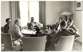 PAAVO TYNELL JA PAUL BOMAN, lattiavalaisin, Idman /Oy Paul Boman Ab 1950-luku.