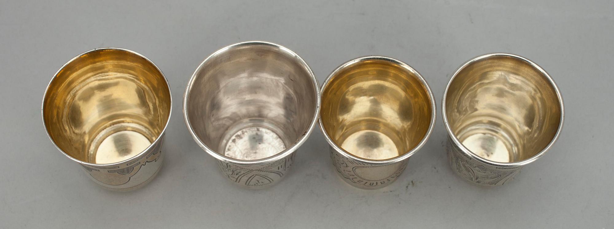 SUPKOPPAR 4 ST, Ryssland, 1900-talets början.