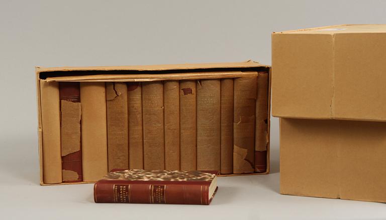 BÖCKER, 35 vol, Strindbergs samlade skrifter, Albert Bonniers förlag 1930-tal.