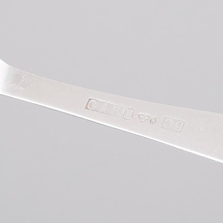 BESTICKSERVIS, 92 delar, silver, Rosenholm, GAB, Stockholm. Total vikt  ca 3130 g.