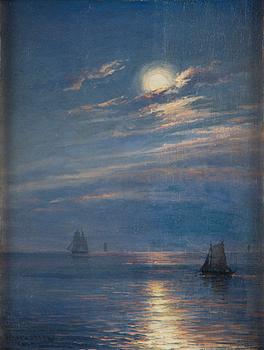 Thorsten Waenerberg, Segelfartyg i Månsken.