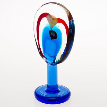 OIVA TOIKKA, A 'Lollipop' glass sculpture signed Oiva Toikka, Nuutajärvi 2004, 76/200.