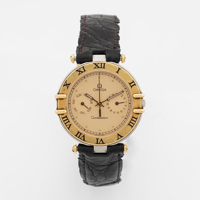 Omega, Constellation, "Uggla", wristwatch, 33 mm.