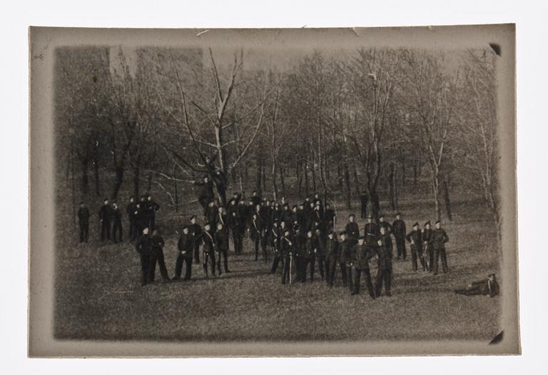 FOTONEGATIV MED FOTOKLICHEER, 5 st, bla märkta Wladimir Woyeikow, troligen Ryssland 1900-talets första hälft.