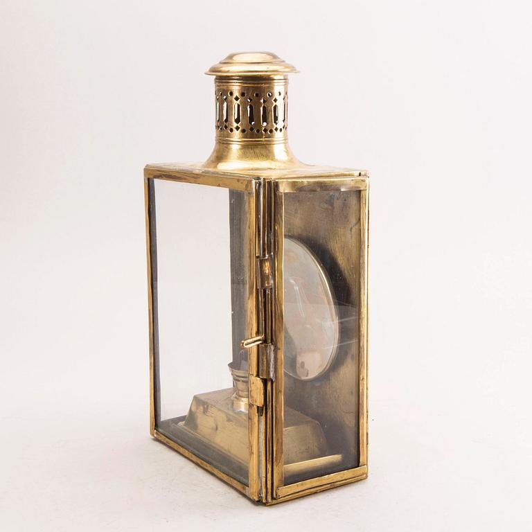 A ships lantern from the Swedish naval armored vessel 'Svea', launched 1885.