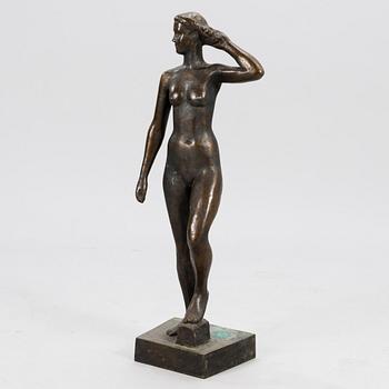 VILJO SAVIKURKI, sculpture, bronze, signed and dated -57.