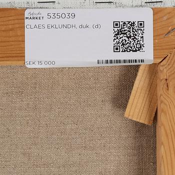 CLAES EKLUNDH, olja på duk, ej signerad.