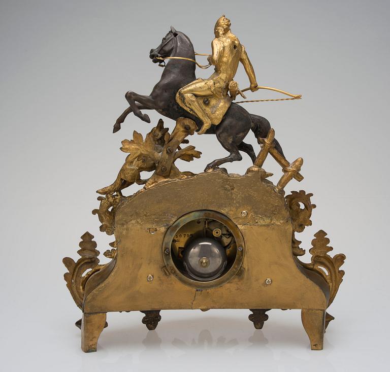 BORDSPENDYL, märkt Japy Frènes & Cie Med. D'honneur. Frankrike 1800-talets slut.