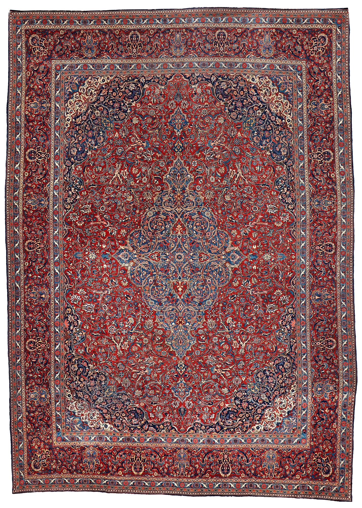 MATTA, semiantik Keshan, ca 443,5 x 314,5 cm.
