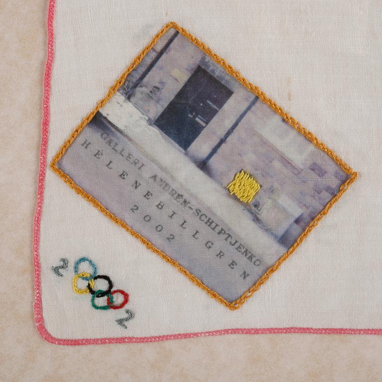 HELENE BILLGREN, Blandteknik/Collage. Ej sign.