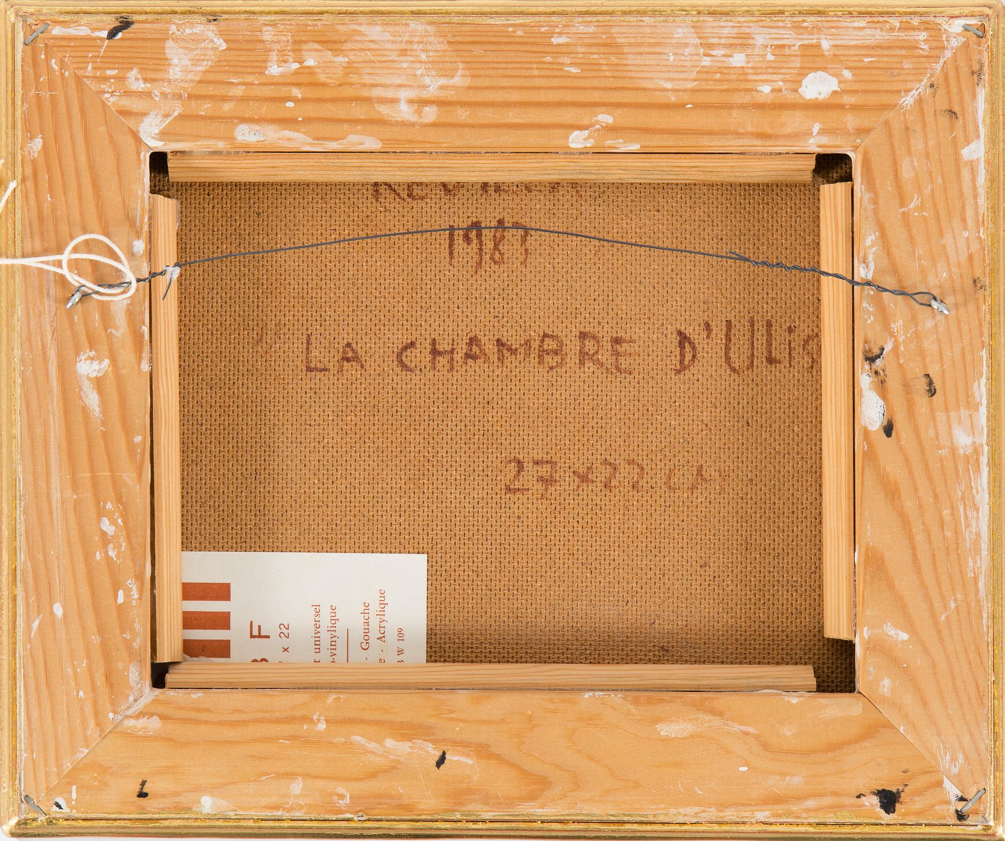 CARLOS REVILLA, oil on canvas, sined and dated-83.