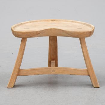 A norwegian pine stool from Krogenäs, second half of the 20th century.