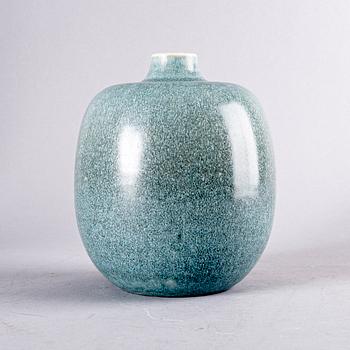 Erich & Ingrid Triller, a signed stone ware vase.