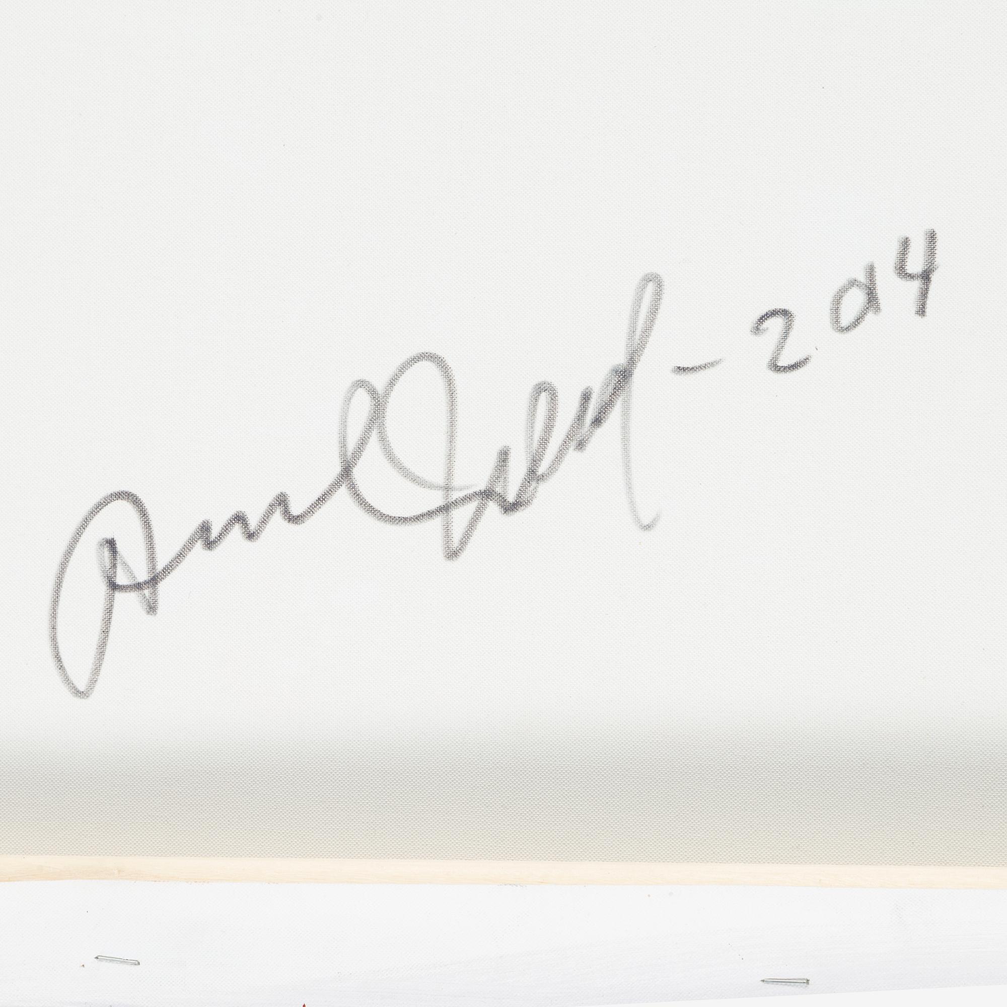 ANDERS UDD, oil on canvas, signed and dated 2014.