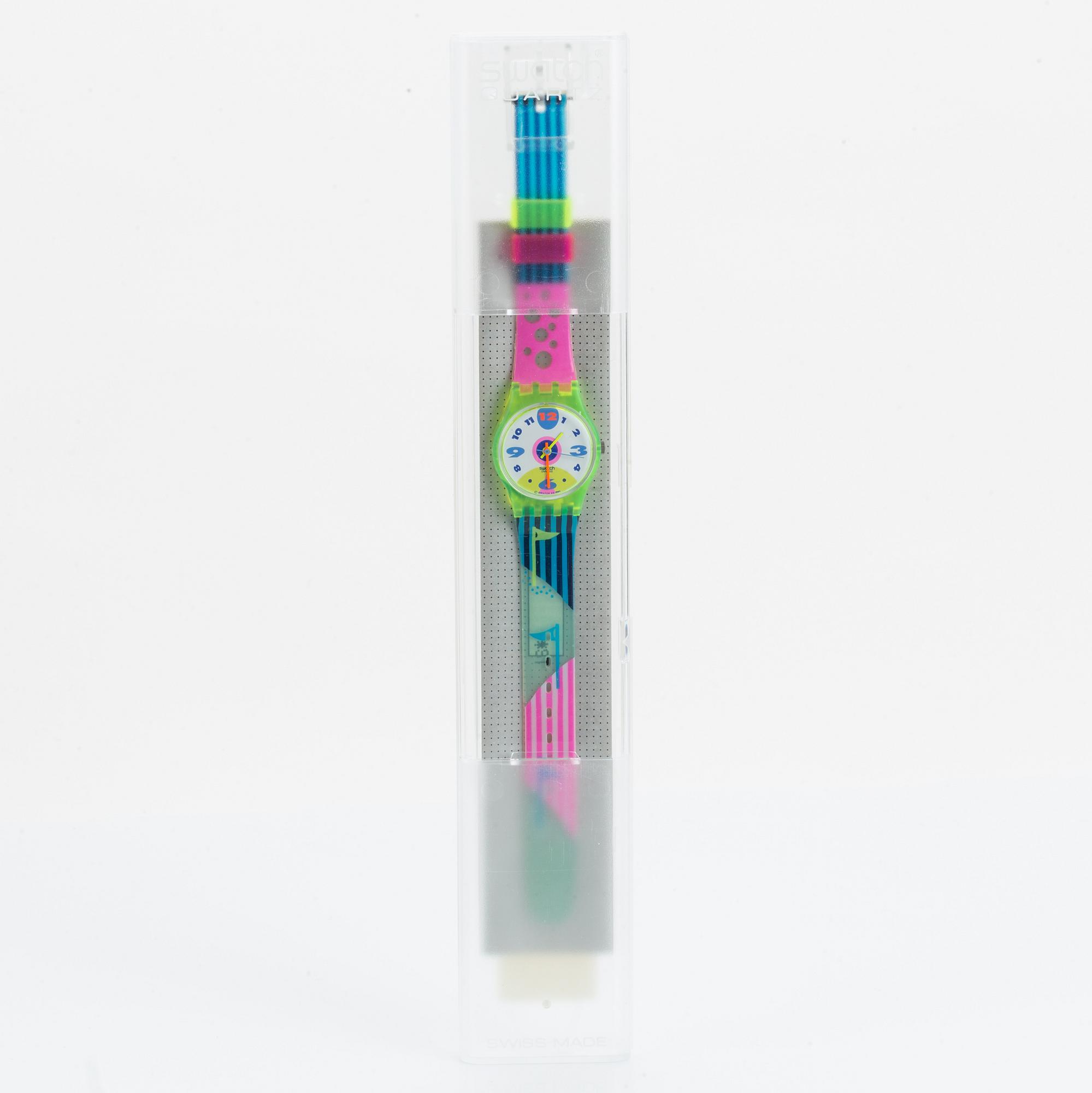 Swatch, Polar Ice, wristwatch, 25 mm.