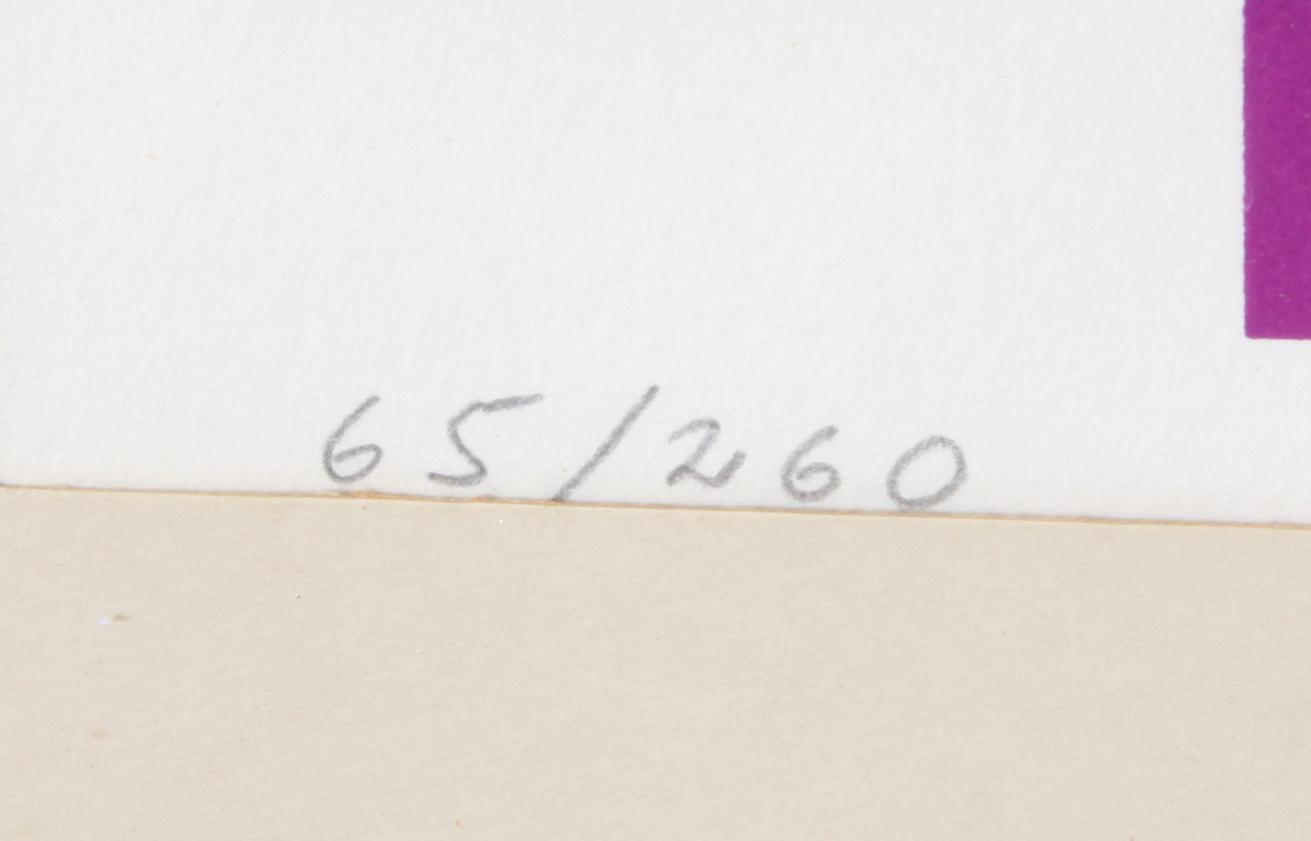 PARTI GRAFIK, 2 delar, färglitografier.