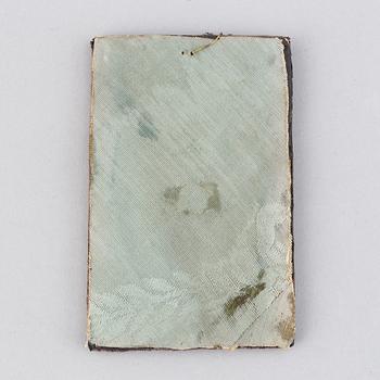 Unknown artist 19th Century. Miniature. Unclear signature.