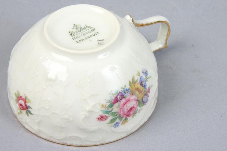 MOCCASERVIS, 18 delar, porslin, Rosenthal.