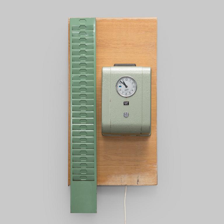 STÄMPELKLOCKA, Eriksson, omkring 1900-talets mitt.