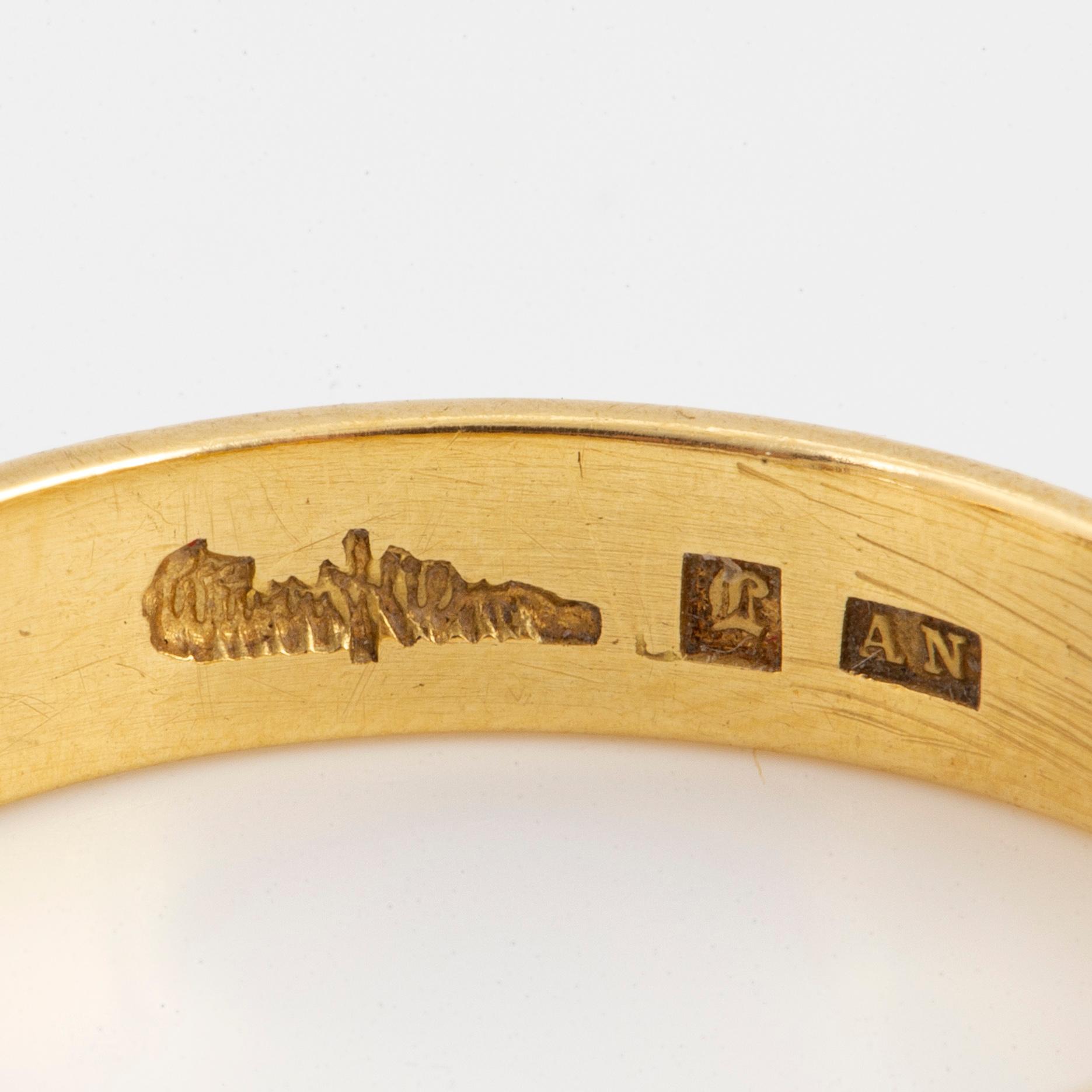 A Wiwen Nilsson faceted rock crystal ring.