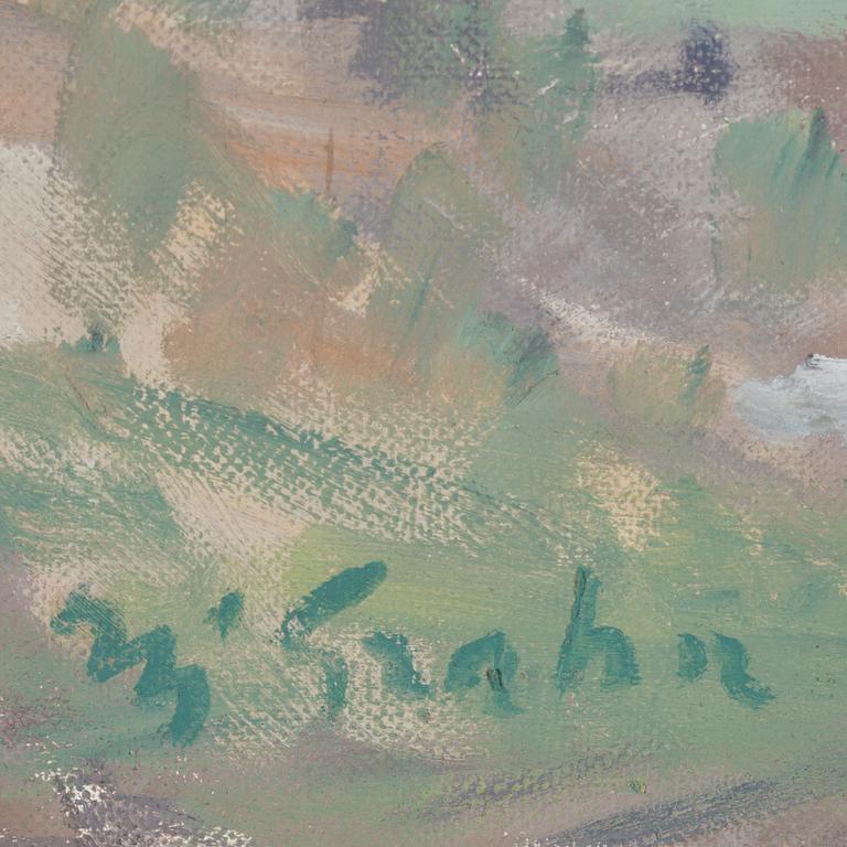 HJALMAR GRAHN, oil on canvas, signed.