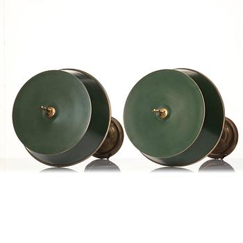 Melchior Wernstedt, a pair of table lamps, model "25760", Nordiska Kompaniet, 1920s.