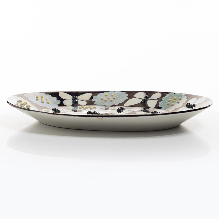 Birger Kaipiainen, fat, "Butterfly", 1982, Arabia Art, Finland, 1982.