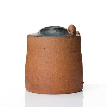 Stig Lindberg, a stoneware vase, Gustavsberg studio, Sweden 1961.