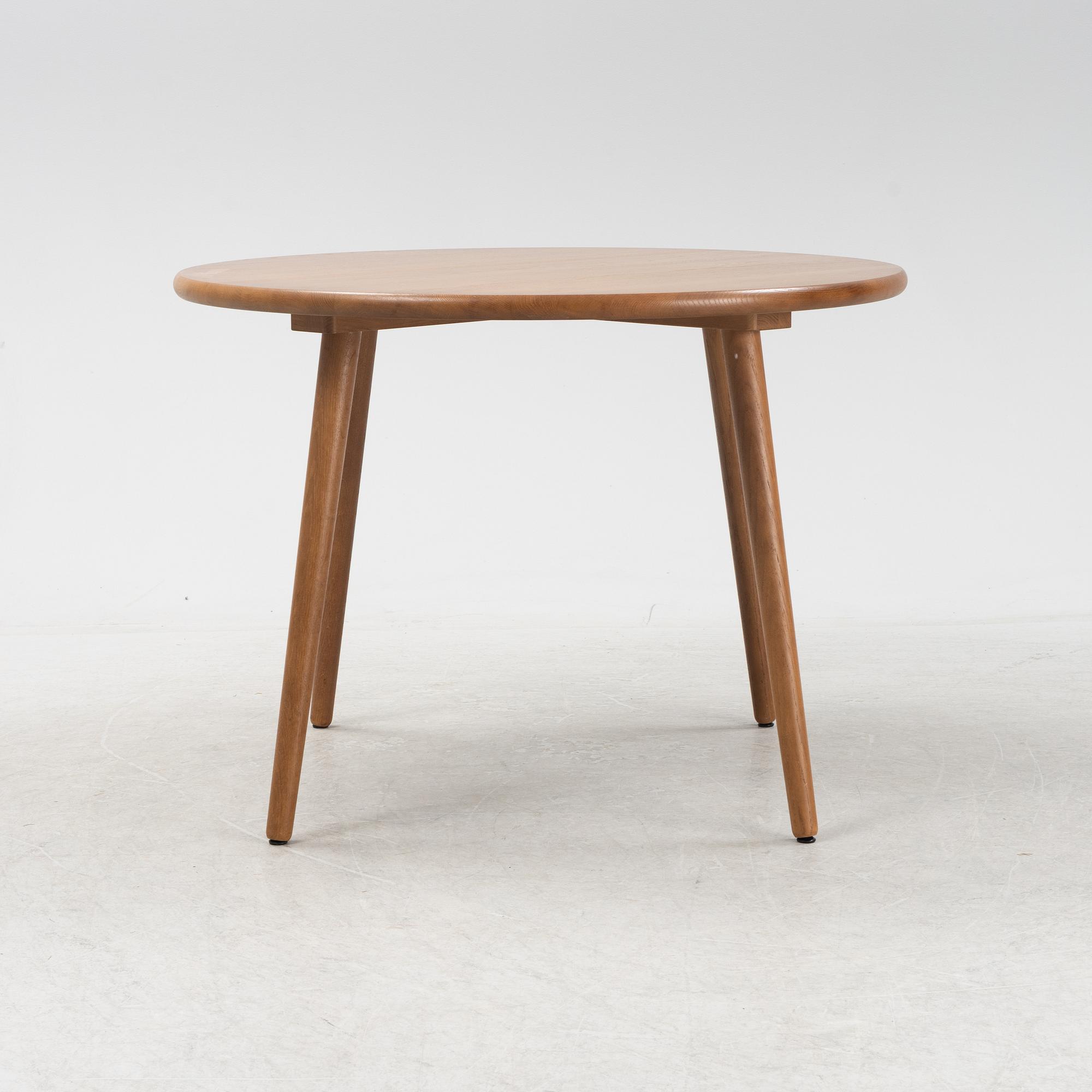 Jonas Lindvall, a stained oak dining table for Stolab.