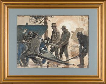 Aarno Karimo, Artillerymen.