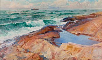 MIKAEL STANOWSKY, oil on canvas, signed.