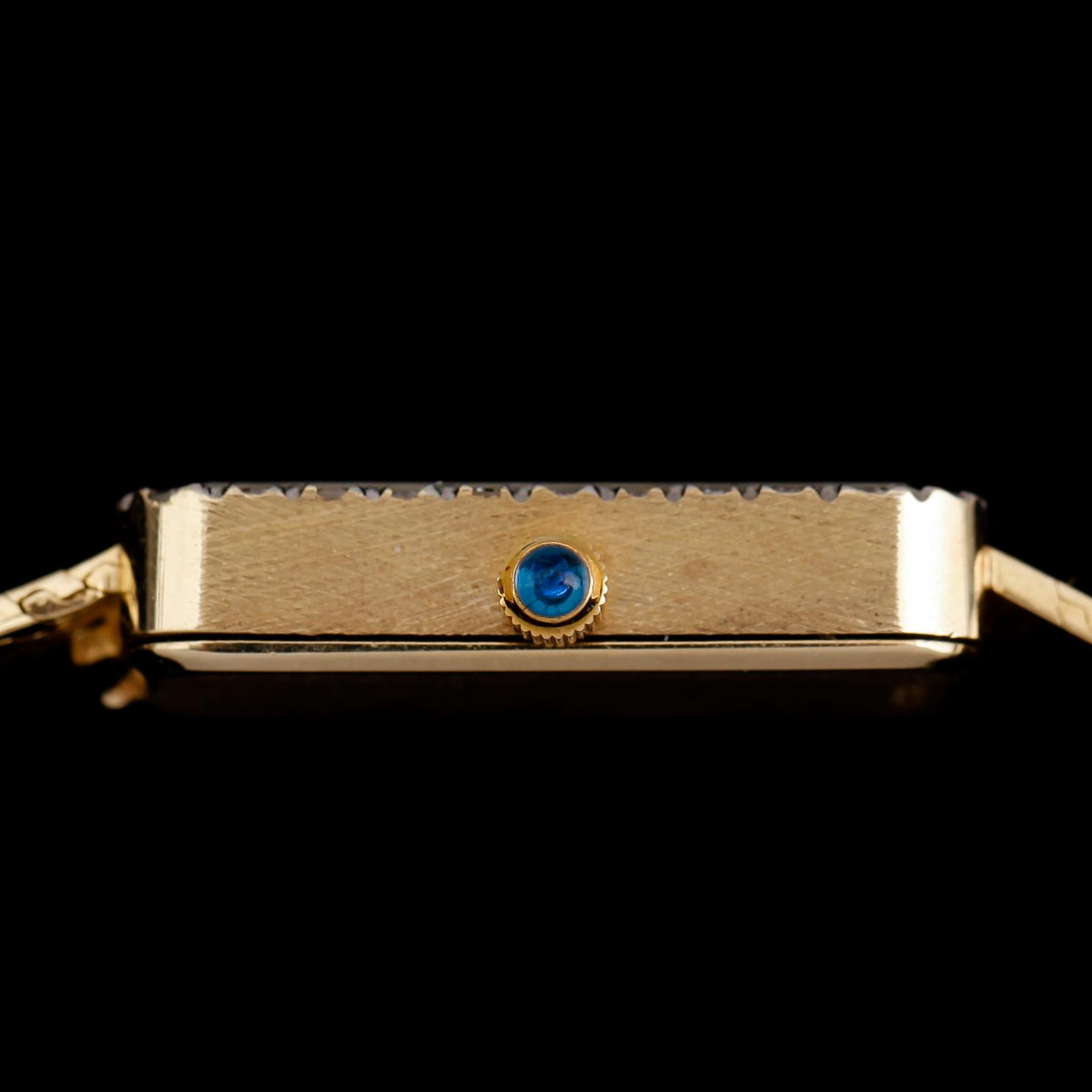 DAMARMBANDSUR, Cyma, 14 k guld, briljantslipade diamanter. Vikt ca 20 g.