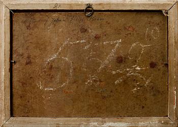 JOHAN PHILIP KORN, olja på pannå, osign.