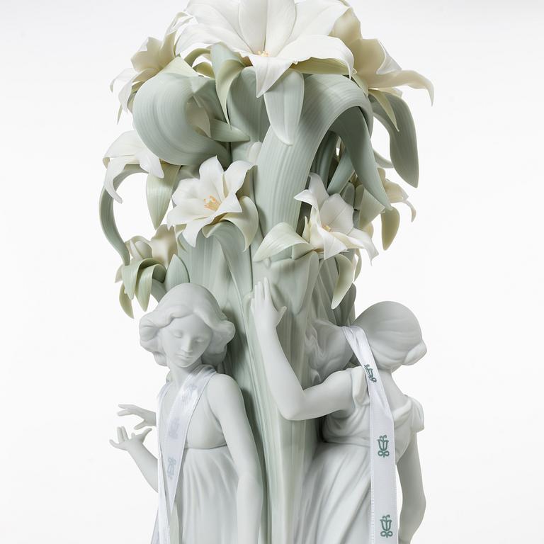 Marco Antonio Noguerón, figurin, "Joyful Nymphs", Lladró, Spanien.