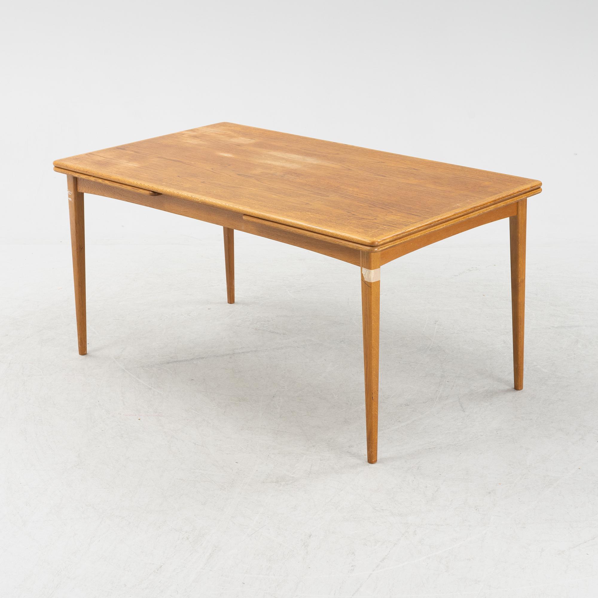 A 7-piece teak dining group, 1960's.