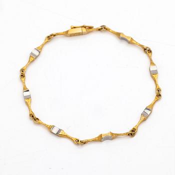 Björn Weckström, Bracelet, "Arabesque", 18K gold and platinum, Lapponia.