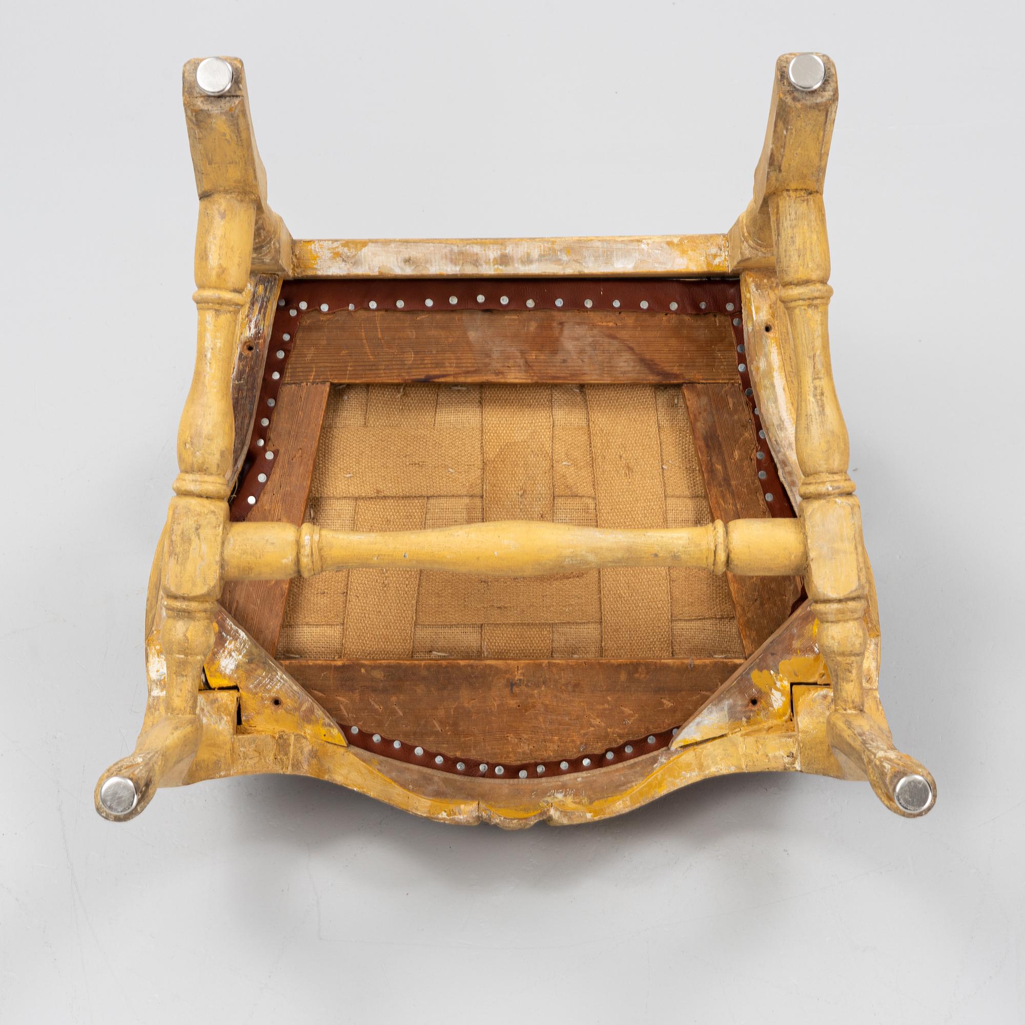 Karmstol, Stockholmsarbete i Rokoko, 1700-talets senare del.