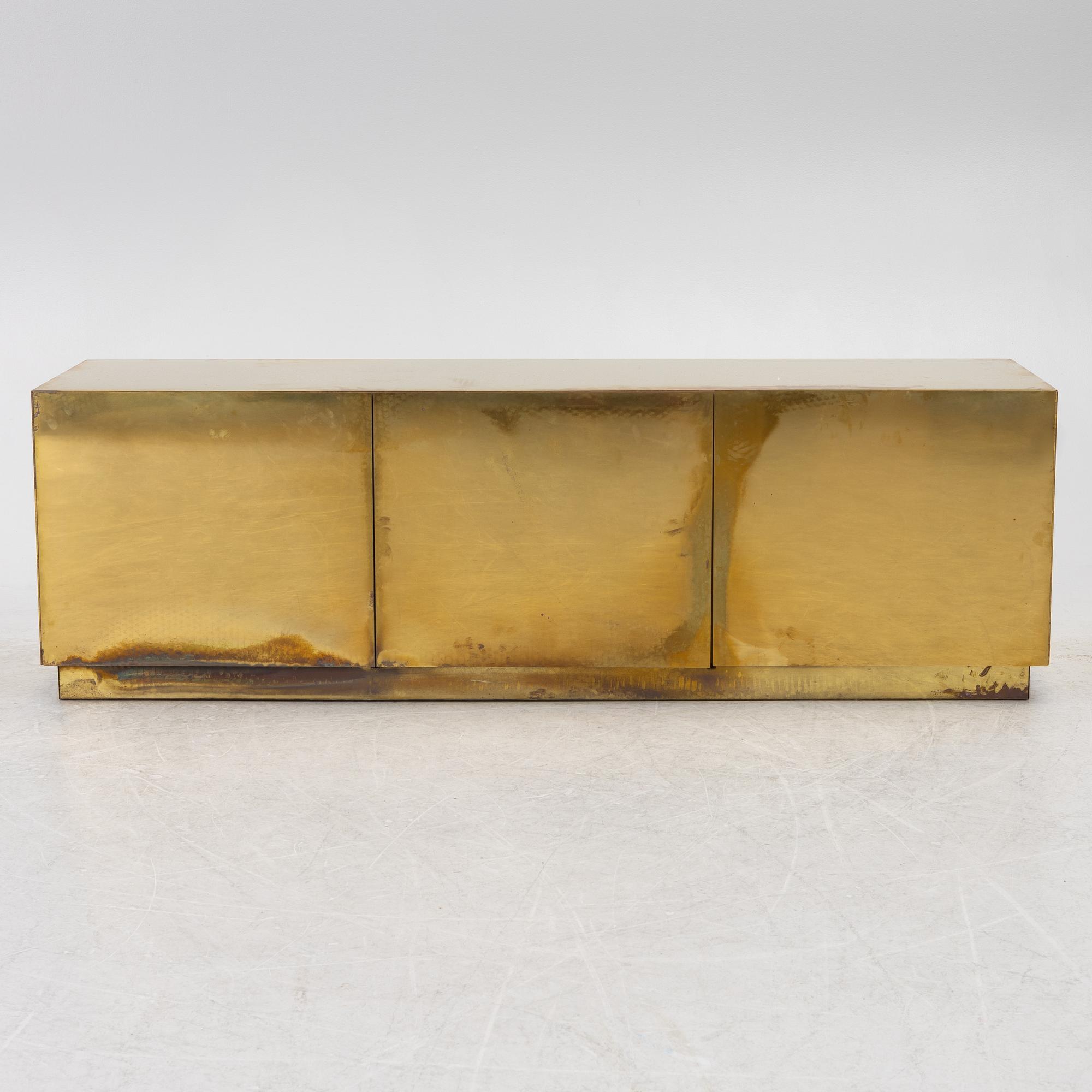 A bar cabinet/sideboard, specially made by Sjölinders Snickeri, Sweden, around 2018.