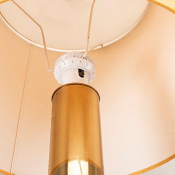 A pair of brass 1970/80s table lamps.